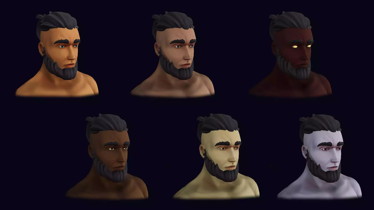 Modular Character - Fantasy RPG Human Male📱 - изображение 4